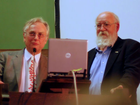 Richard Dawkins and Daniel Dennett (Photo Sven Klinge)