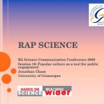 jonathan chase rap science BA Science Communication