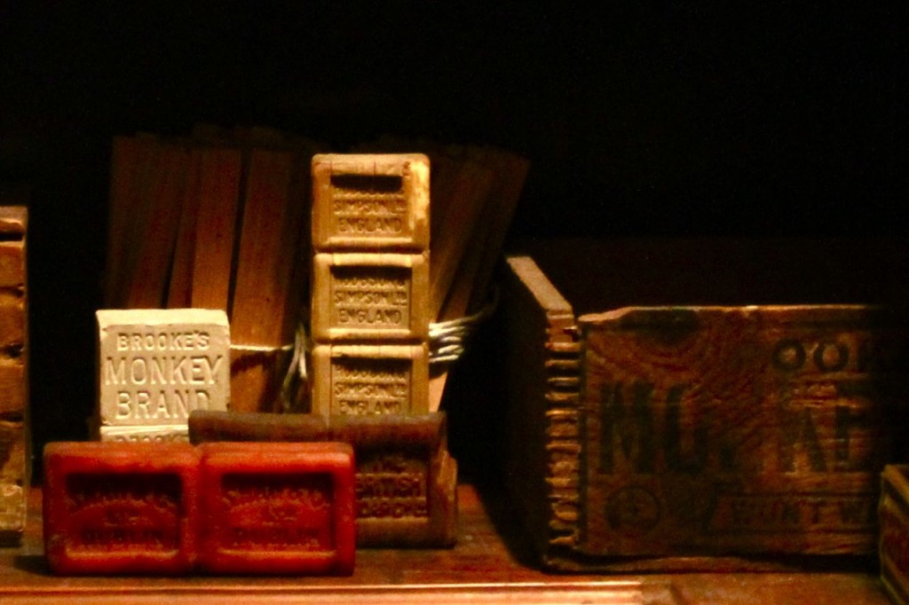 Monkey Brand Soap at the Museum of London Photo: Tim Jones