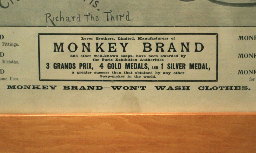 Monkey Brand Advert (Photo: Tim Jones)