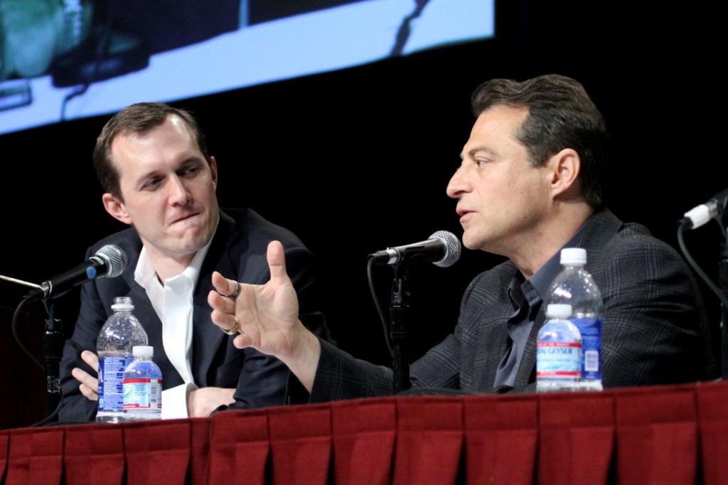 George Whitesides (left) and Peter Diamantis (Photo: Tim Jones)