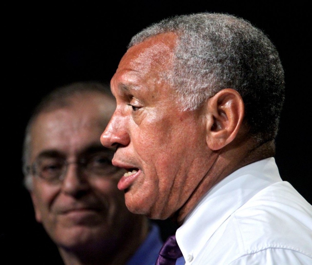 Charles Bolden and Charles Elachi (Photo:Tim Jones)