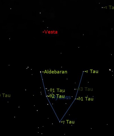 Vesta location 29/12/2012 (Starry Night software)