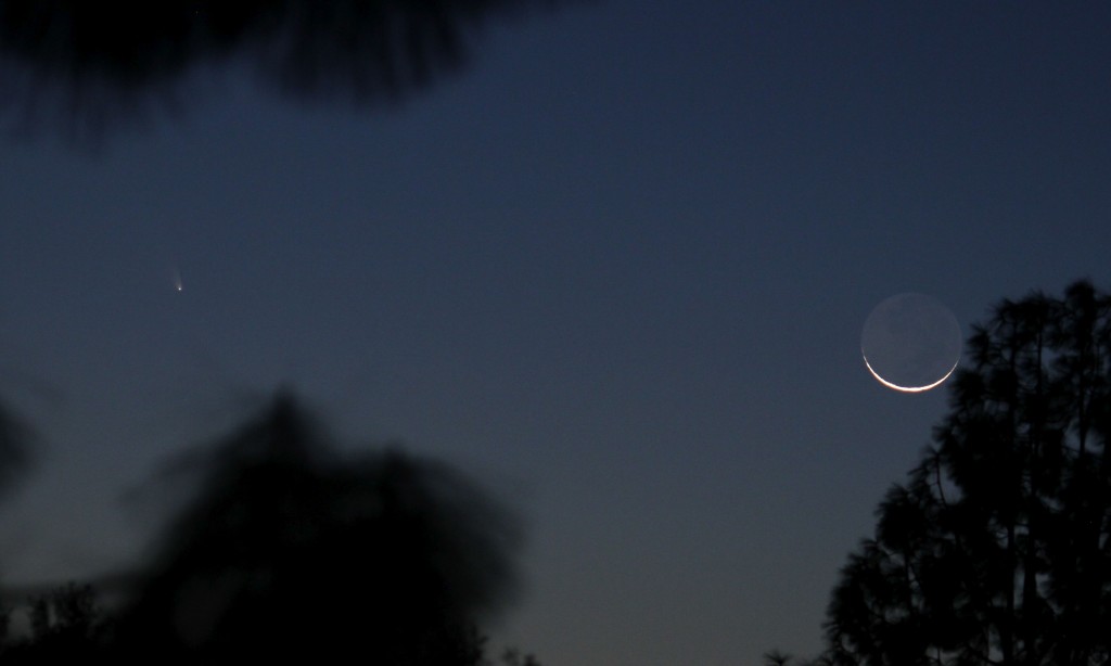 Comet PANSTARRS C/2011 L4 12/03/2013 19:30-20:00 PST Los Angeles, Canon 7D 100-400mm L ©Tim Jones