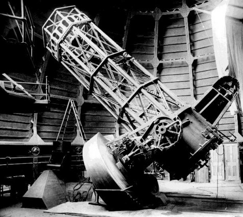 60-inch (1908) reflector on Mount Wilson. Credit: Caltech Astronomy.